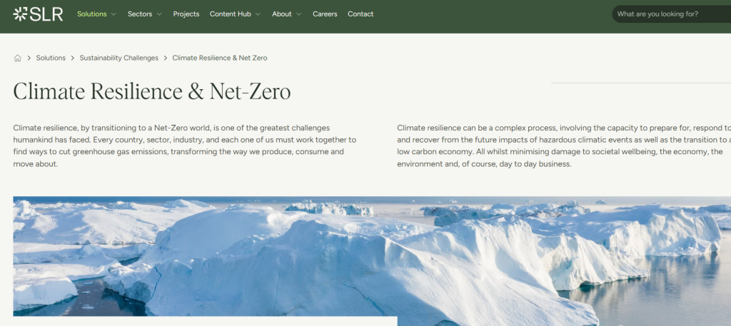 SLR l Net Zero Consultants Homepage