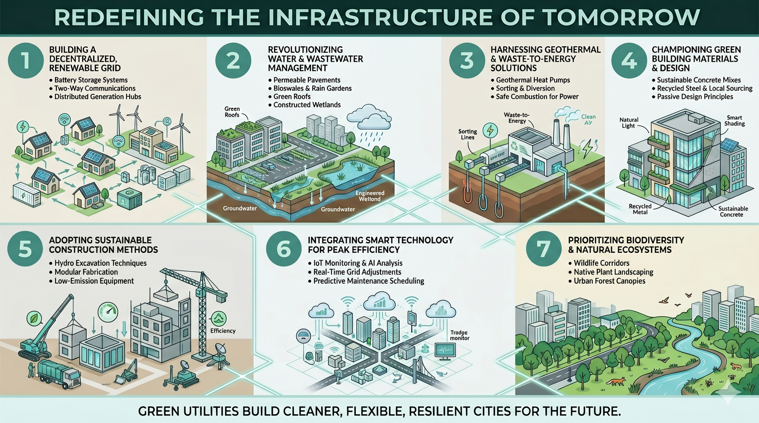 7 Pillars of Sustainable Urban Infrastructure